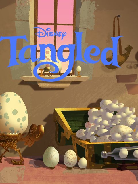 Background Paint Tangled Animated Series