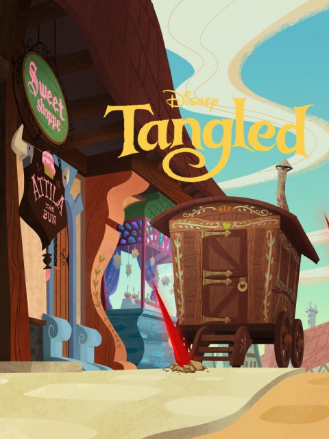 Background Paint Tangled Animated Series